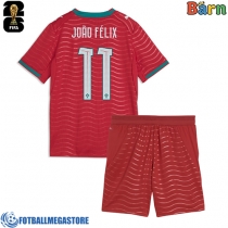 Fotballdrakt Barn Portugal Joao Felix #11 Hjemmedraktsett VM 2026 Kortermet (+ Korte bukser)